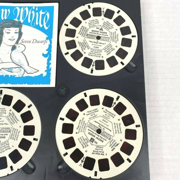 Talking View-Master GAF Snow‎ White And Seven Dwarfs 3 Reel Boxed Set AVB300 VTG - Picture 7 of 9